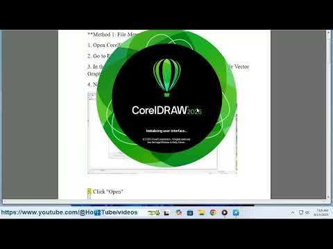 SVG file: How to open an SVG file in CorelDRAW?