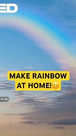 Make Your Own Rainbow in 10 Seconds! 🌈😱