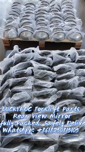 LUCKYROC Forklift Parts Rear View Mirror. Carefully Packed, Safely Delivered