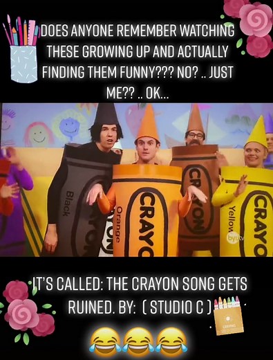 The Crayon Song Gets Ruined - Studio C | Fun Learning for Kids