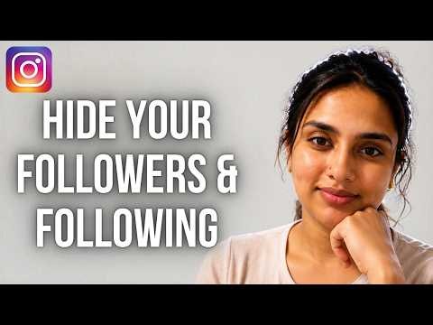 Hide Instagram Following List Without Private Account