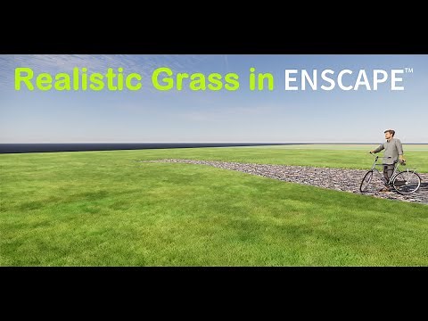 Enscape realistic grass tutorial