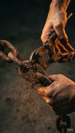 Cutting a Heavy-Duty Metal Chain with a Bolt Cutter | AI Crush Lab
