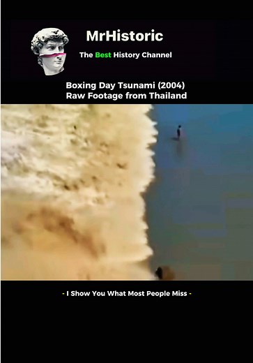 One of the deadliest natural disasters ever recorded. Many people here didn’t know what was coming. #history #fyp #thailand