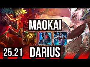 MAOKAI vs DARIUS (TOP) | KR Diamond | 25.21