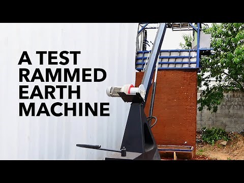 The First Automated Rammed Earth House Building Machine - Form Earth