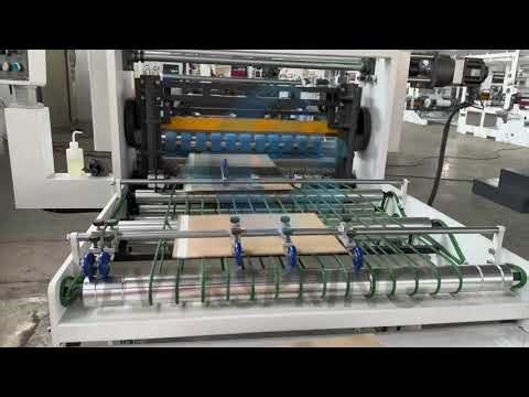 High Speed Corrugated Paper Envelope Making Machine Demo