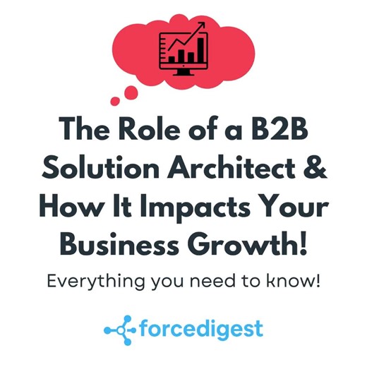 The Role of a B2B Solution Architect & How It Impacts Your Business Growth! 🚀 From CRM and ERP to supply chain and automation, they drive innovation, enhance data flow, and future-proof business operations. #B2BSolutionArchitect #BusinessGrowth #TechStrategy #SystemIntegration