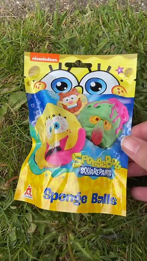 Spongebob sponge balls #alphagroup #spongebobsquarepants #spongebob #nickelodeon #toyopening #toyunboxing #mysterytoy #blindbag #surprisetoy