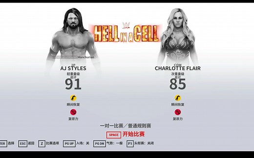 wwe2k19 男女混打mod教程 （无视性别）