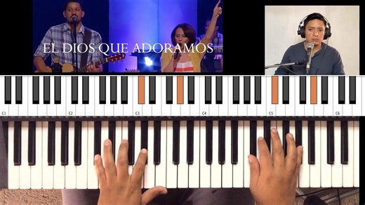 🔥🎹 El Dios que Adoramos la IBI - Tutorial completo en mi canal 🔥👇 #tutorialespiano #clasesdepiano #piano #musicoscristianos | Tu Clase De Piano