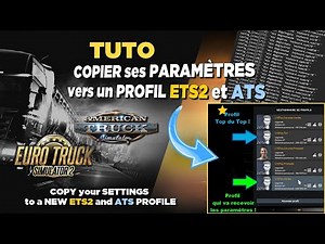 ETS2 - ATS | TUTORIAL 💡COPY your SETTINGS to a NEW PROFILE!