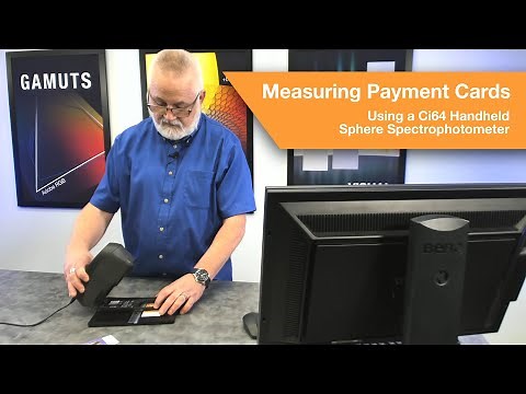 Measuring the Color of Payment Cards Using a Ci64 Handheld Sphere Spectrophotometer