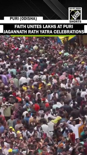 Lakhs of devotees join world-famous Lord Jagannath Rath Yatra with siblings in Puri, Odisha