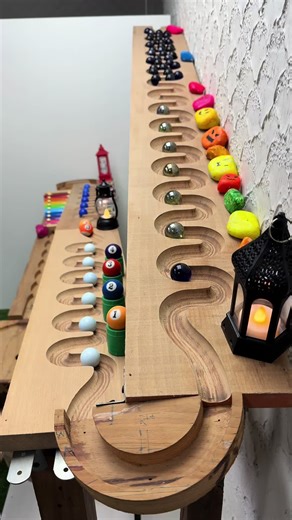 Exciting Marble Run Race in London