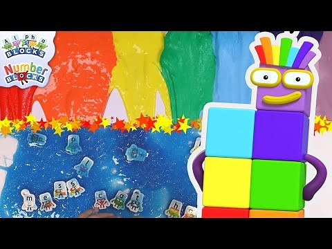 Slime Makes | British Science Week for Kids Celebration! | Learn to Read & Count | ‪@Blocks-Universe‬