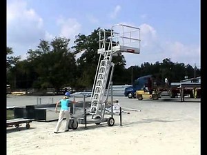 Safe Tanker Access. Carbis Loadtec Mobile Access Cart