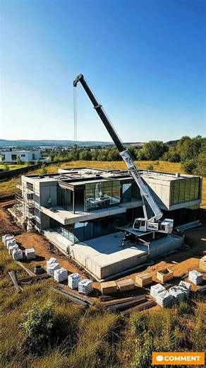 Ultra-Modern Glass Estate Built From Scratch | Full Construction Timelapse (Drone View)