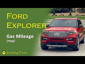 2021 Ford Explorer gas mileage (mpg)