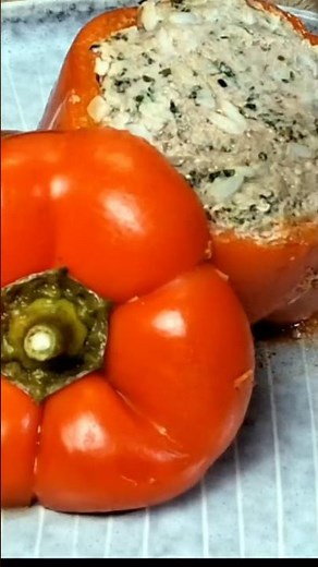 Saftige gefüllte Paprika mit Hackfleisch🥰