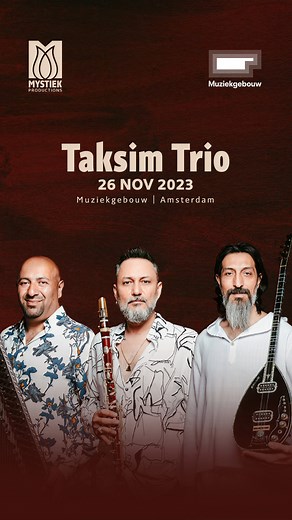 Enchanting sounds from Istanbul: this Sunday, Taksim Trio will make...