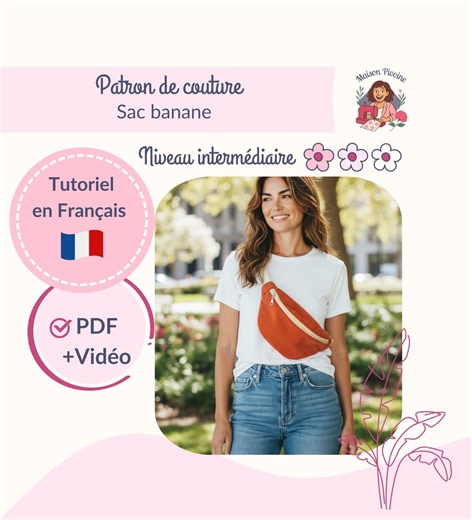 PDF Sewing Pattern, Fanny Pack With Video Tutorial Included - Etsy Australia