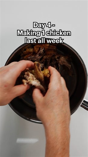 Don’t toss those bones – make bone broth 🍗 We’ve put our roast chicken in a sub, a chilli and a lasagne and now all we have left is the bones – let’s make bone broth! It’s got loads more flavour than stock, it freezes brilliantly and is packed with nutrients. Use it as a base to a quick noodle soup whenever you need a warming bowl of comfort. Get the recipe by searching ‘How to make bone broth’ on the Good Food app, where you’ll find lots more leftover chicken recipes. #GoodFood #GoodFoodEveryd