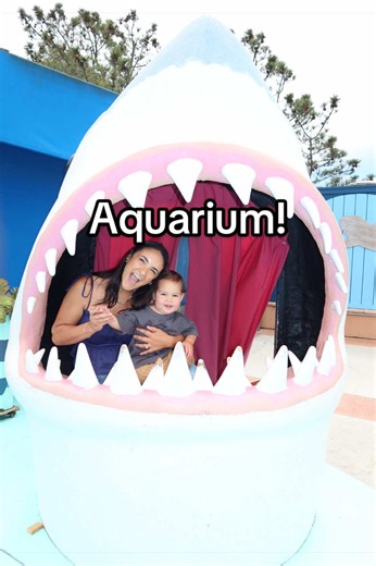 This age is just so much fun! Aquarium day 🐟 @taliapowers | Aquarium