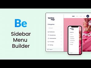 Sidebar Menu & Vertical Header Builder [Introduction]