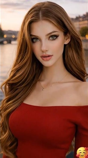 Red Off-Shoulder & Pleated Skirt #shorts