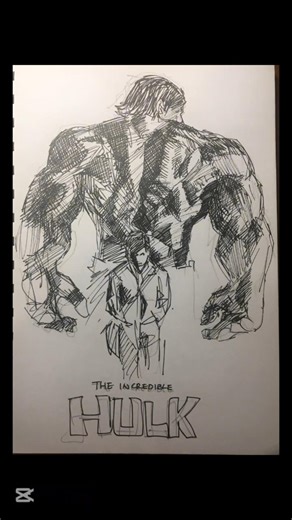 I sketch a Incredible hulk | please like and Subscribe the channel ✍️