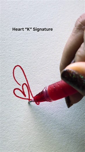 Creative Heart K Signature Tutorial