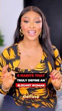 5 Habits of An Elegant Woman #elegant #elegance