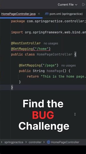 Find bug in 10 seconds Java