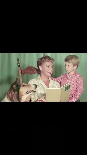 Was June Lockhart worried about sharing her 1st TV series w/ a dog (Lassie to be exact)? RIP June ❤️