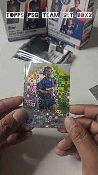 #topps #psg team set box 2 - full video all 6 packs opening #sportscards