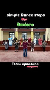 Simple Dance steps for seniors ❤️ @top fans | Upaasana Dance For Happy Life