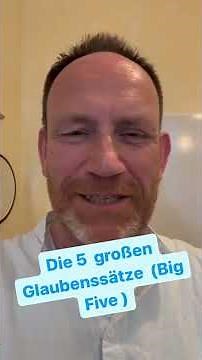 Die Big Five - die fünf großen Glaubenssätze haben eine große Bedeutung für jeden Menschen