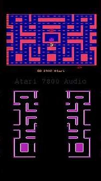 Comparing Ms. Pac-Man: Atari 2600 vs Atari 7800 #atari #retrogaming