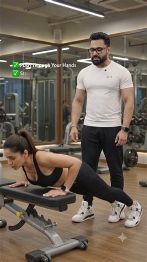 Incline Push-Up | Correct Form, Technique | Best Beginner Chest Exercise | Lower Chest Workout