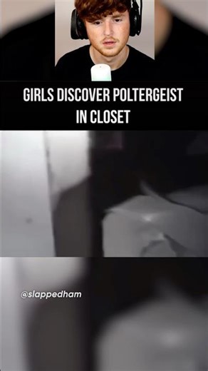 Girl discovers poltergeist in closet