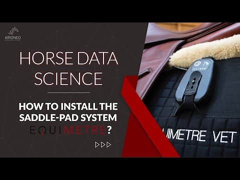EQUIMETRE - How to install the Saddle-pad system Equimetre V2? 🎯