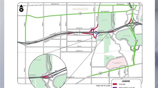 Construction update: I-41 south between Silver Spring Drive and Burleigh