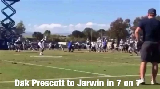 law nation sports: dak prescott's awesome throws: randall cobb and jarwin highlights
