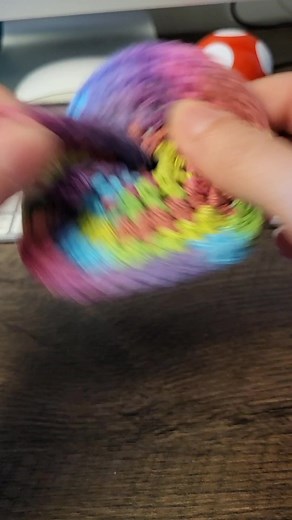 There are only 8 available atm so grab em quick! #crochetvibesonly #crochetfidgettoy #fidgettoy #fidgets #viralvideo #mobiusstrip