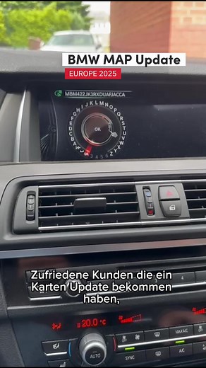 BMW Karten Update 2025 für Europa