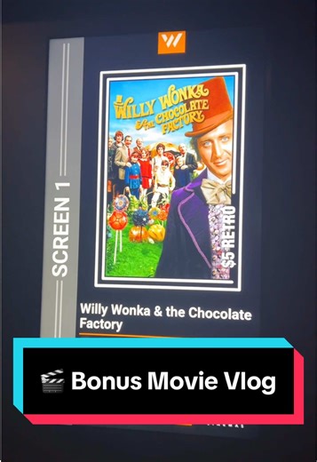 Bonus Movie Vlog: 🍫Willy Wonka and the Chocolate factory 🏭 #review #movie #willywonka #willywonkaandthechocolatefactory #charlieandthechocolatefactory (@Warehouse Cinemas , @emma 🖤 )