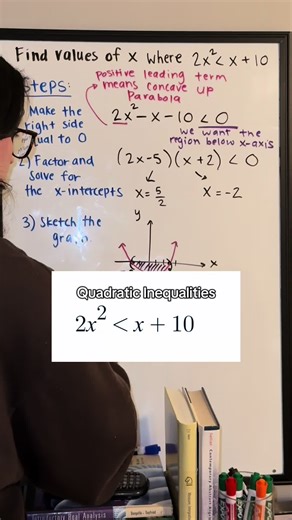 Understanding Quadratic Inequalities in Algebra