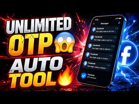 Unlimited OTP Receive Fb Auto Signup Tool | Python Automation | HimuLabs Automation