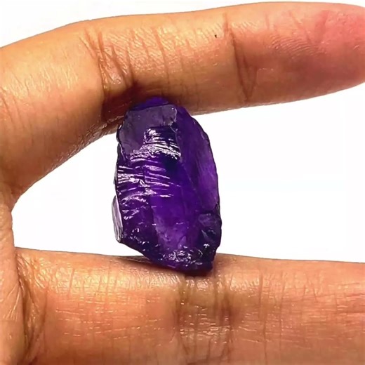 Natural Amethyst Africa Rough Uncut Gemstone Africa Mines February Birthstone Creativity Enhancer